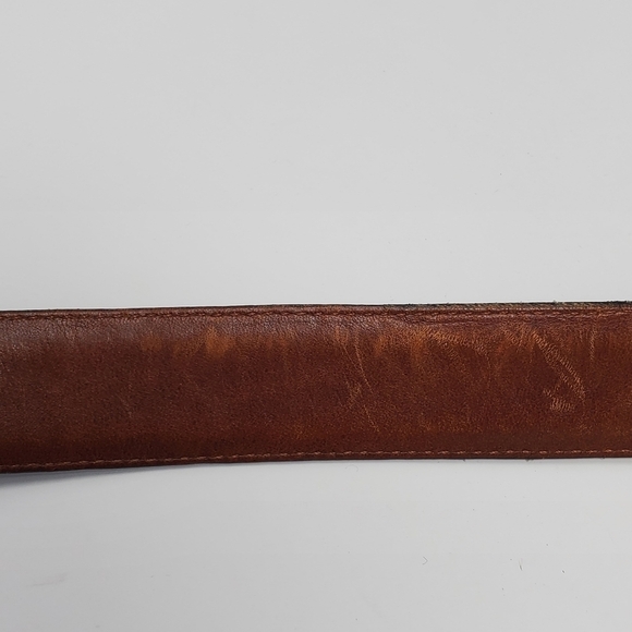 COACH BLACK LEATHER BELT GOLD BUCKLE MEN SIZE 40 CLASSIC PROFESSIONAL BUSINESS - Picture 6 of 14